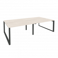 Onix Рабочая станция на О-образном м/к O.MO-D.RS-4.3.7 Денвер Светлый/Металл Антрацит 2760*1475*750