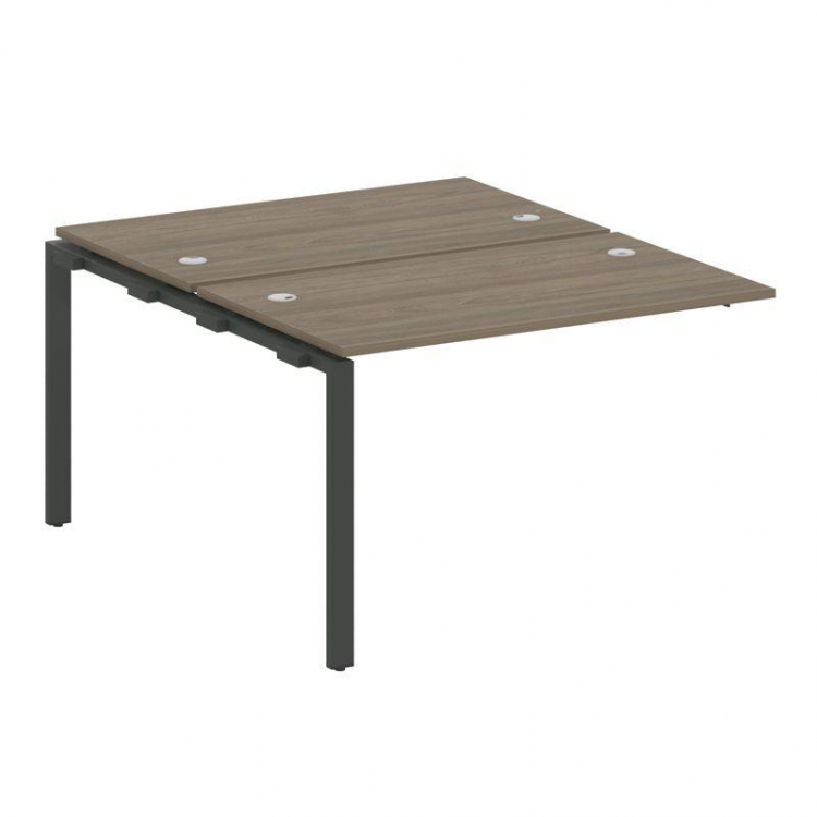 Metal System Проходной элемент рабочей станции на П-образном м/к БП.ПРС-СП-2.2 Вяз Благородный/Метал