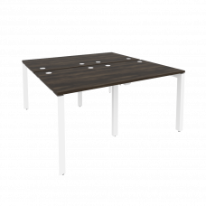 Onix Рабочая станция на П-образном м/к O.MP-D.RS-4.0.8 Дуб Мали/Металл Белый 1560*1635*750