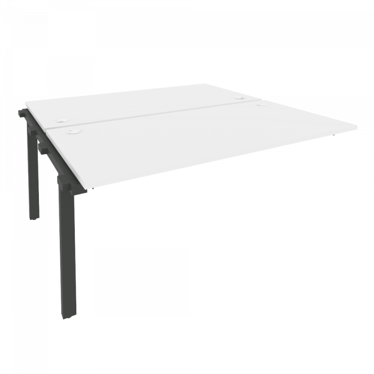 Onix Наборный элемент рабочей станции на м/к O.M-2.NRS-4.8 Белый Бриллиант/Металл Антрацит 1580*1635