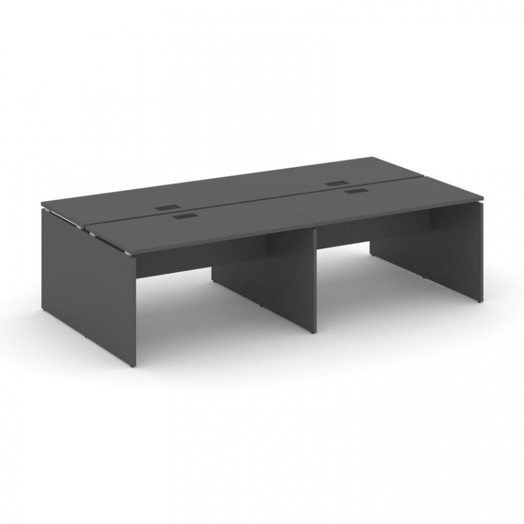 Style Project Рабочая станция 2-х сторон. SN-D.DRS-041 Антрацит/Черная Заглушка 1960*1432*750