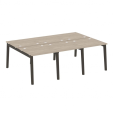 Onix Wood Рабочая станция OW.D.RS-6.0.8 Дуб Аттик/Дуб Темный/Металл Антрацит 2340*1635*750