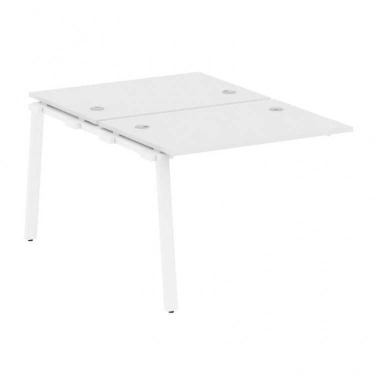 Metal System Проходной элемент рабочей станции на А-образном м/к БА.ПРС-СП-2.1 Белый/Металл Белый 10