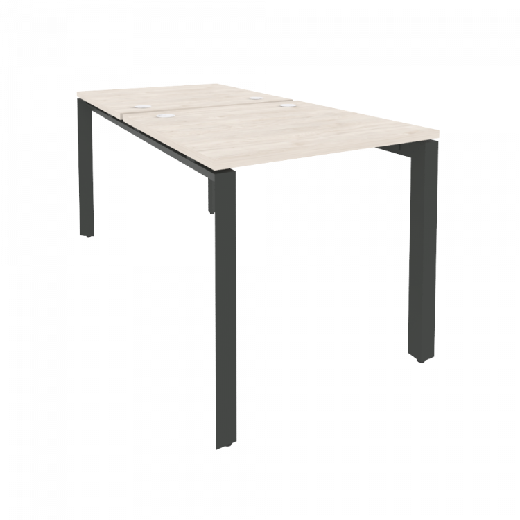 Onix Рабочая станция на П-образном м/к O.MP-D.RS-2.0.8 Денвер Светлый/Металл Антрацит 780*1635*750