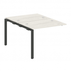 Metal System Проходной элемент рабочей станции на П-образном м/к БП.ПРС-СП-2.1 Дуб Наварра/Металл Ан