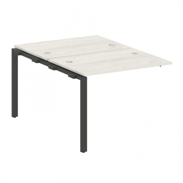 Metal System Проходной элемент рабочей станции на П-образном м/к БП.ПРС-СП-2.1 Дуб Наварра/Металл Ан