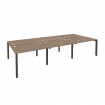 Onix Рабочая станция на П-образном м/к O.MP-D.RS-6.2.8 Дуб Аризона/Металл Антрацит 3540*1635*750