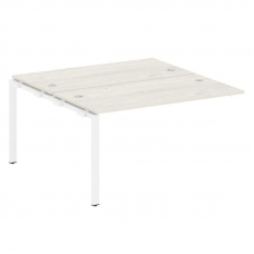 Metal System Проходной элемент рабочей станции на П-образном м/к БП.ПРС-СП-2.3 Дуб Наварра/Металл Бе