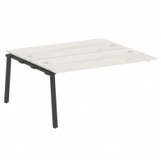 Metal System Проходной элемент рабочей станции на А-образном м/к БА.ПРС-СП-2.4 Дуб Наварра/Металл Ан