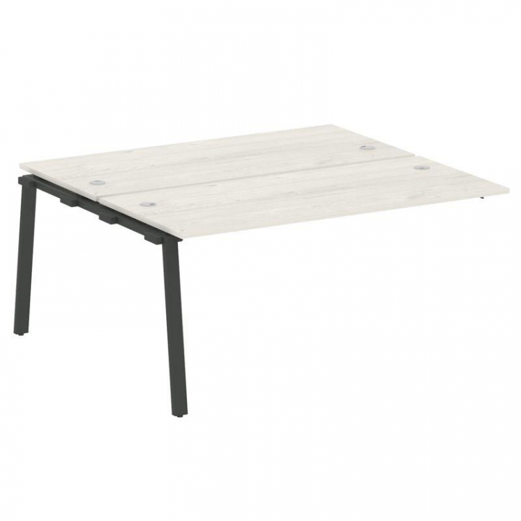 Metal System Проходной элемент рабочей станции на А-образном м/к БА.ПРС-СП-2.4 Дуб Наварра/Металл Ан