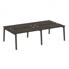 Onix Wood Рабочая станция OW.D.RS-4.3.7 Дуб Мали/Дуб Темный/Металл Антрацит 2760*1475*750