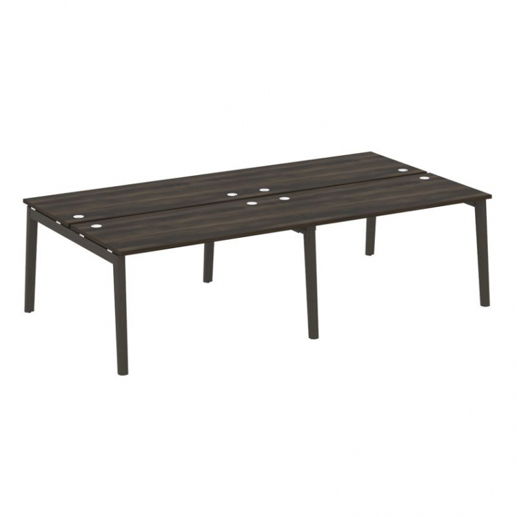 Onix Wood Рабочая станция OW.D.RS-4.3.7 Дуб Мали/Дуб Темный/Металл Антрацит 2760*1475*750