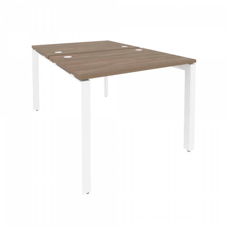 Onix Рабочая станция на П-образном м/к O.MP-D.RS-2.1.7 Дуб Аризона/Металл Белый 980*1475*750