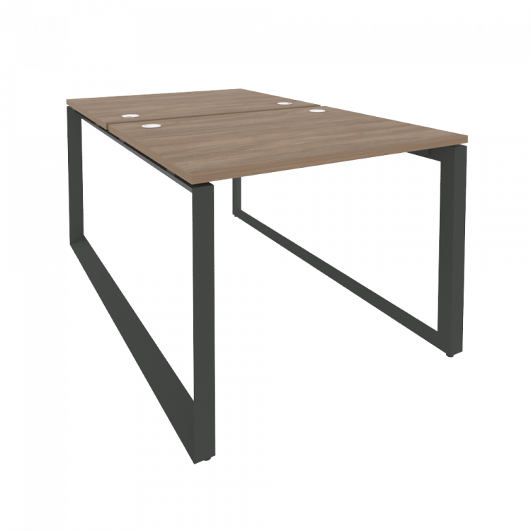 Onix Рабочая станция на О-образном м/к O.MO-D.RS-2.1.8 Дуб Аризона/Металл Антрацит 980*1635*750