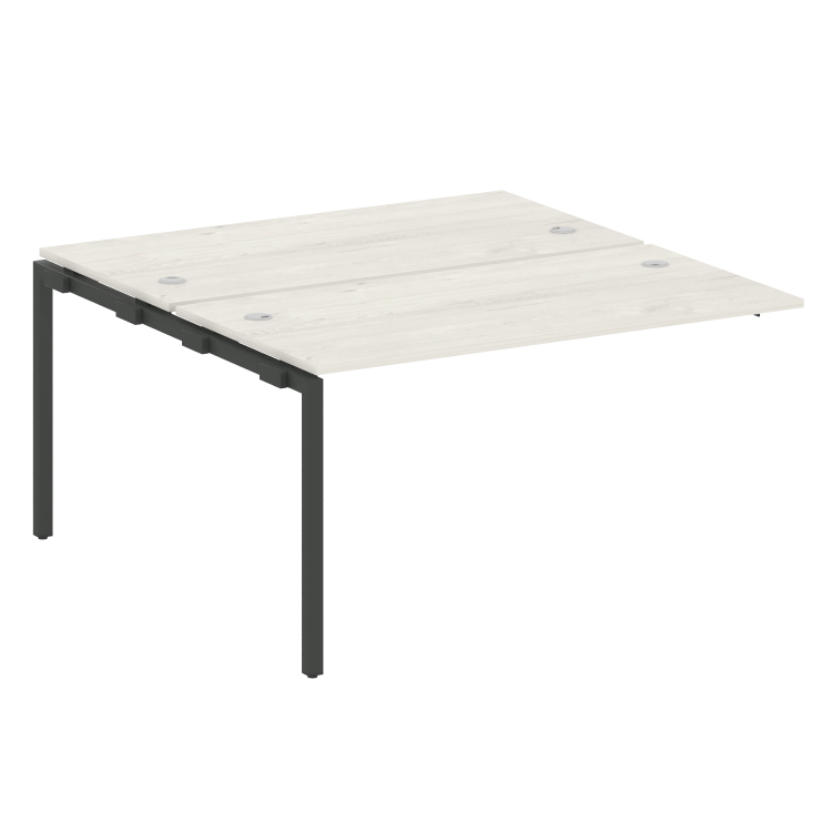 Metal System Quattro Проходной элемент рабочей станции на П-образном м/к 40БП.ПРС-СП-2.3 Дуб Наварра