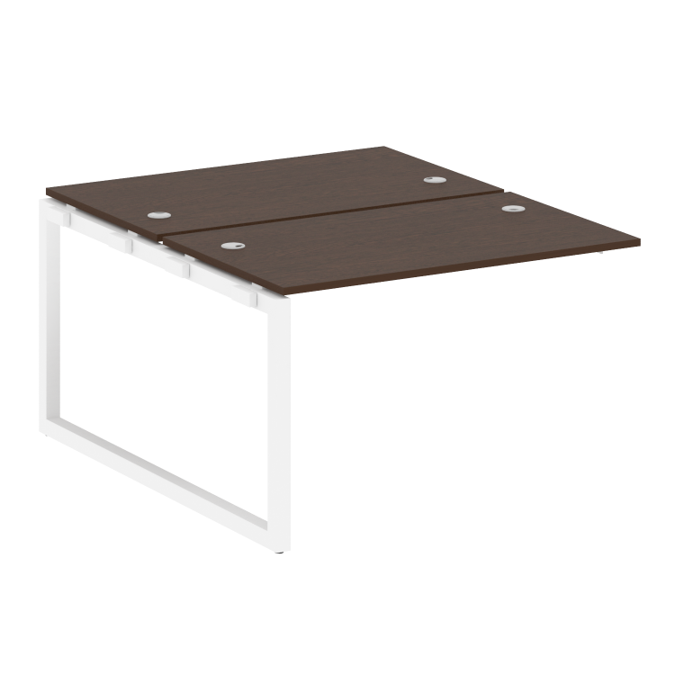 Metal System Quattro Проходной элемент рабочей станции на О-образном м/к 50БО.ПРС-СП-2.2 Венге Цаво/