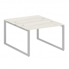 Metal System Рабочая станция на О-образном м/к БО.РАС-СП-2.2 Дуб Наварра/Металл Серый 1200*1475*750