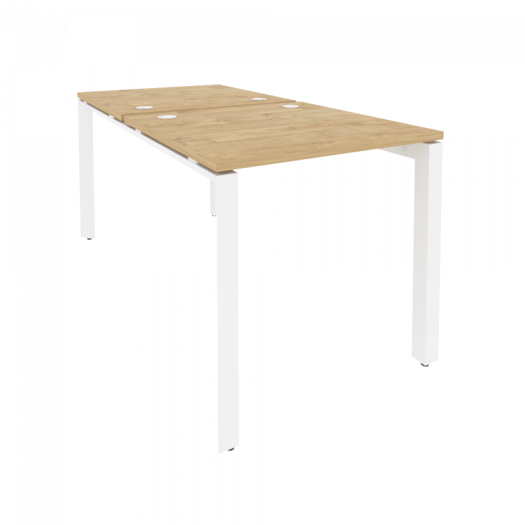 Onix Рабочая станция на П-образном м/к O.MP-D.RS-2.0.8 Тиквуд Светлый/Металл Белый 780*1635*750