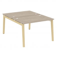 Onix Wood Рабочая станция OW.D.RS-2.2.8 Дуб Аттик/Дуб Светлый/Металл Белый 1180*1635*750