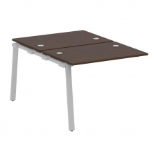 Metal System Проходной элемент рабочей станции на А-образном м/к БА.ПРС-СП-2.1 Венге Цаво/Металл Сер