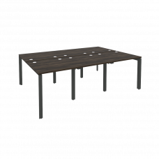 Onix Рабочая станция на П-образном м/к O.MP-D.RS-6.0.8 Дуб Мали/Металл Антрацит 2340*1635*750