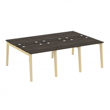 Onix Wood Рабочая станция OW.D.RS-6.0.8 Дуб Мали/Дуб Светлый/Металл Белый 2340*1635*750