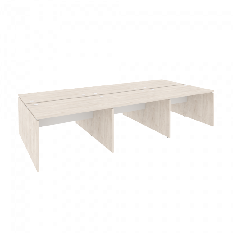 Onix Рабочая станция O.D.RS-6.2.8 Денвер Светлый/Белый Бриллиант 3540*1635*750