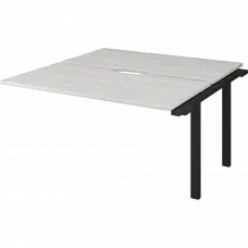 Модуль двойной на металлокаркасе НТМП.ПО.Б2-120Э Сосна винтер/Антрацит 1200x1496x750 Аргентум-МП