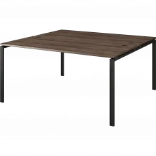 Бенч двойной на 2 рабочих места АМБ-004 Лагос/Антрацит 1600x1496x760 Арго-М