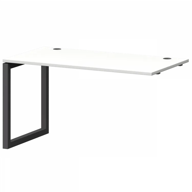 Модуль линейный на металлокаркасе СМС25-О-18К.73Э.Пр.50 Белый/Антрацит 1800x730x750 Смарт