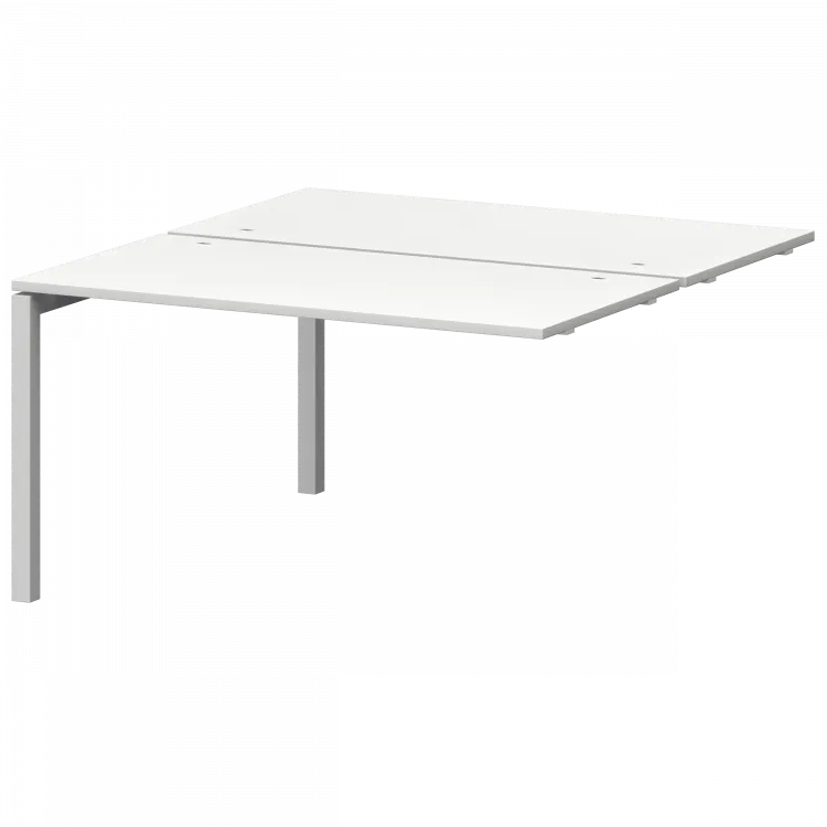 Модуль двойной универсальный на металлокаркасе СМС2-П-14К.149Э.Пр50 Белый/Белый 1400x1496x750 Смарт