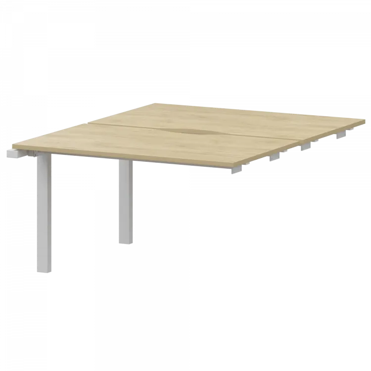 Модуль двойной на металлокаркасе НТМП.ПО.Б2-120Э Баттл Рок/Белый 1200x1496x750 Аргентум-МП