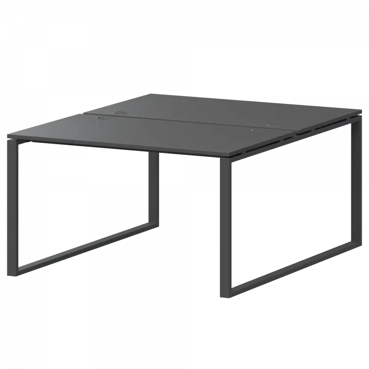 Бенч двойной на 2 рабочих места АМБ.О-002 Антрацит/Антрацит 1200x1496x760 Арго-М