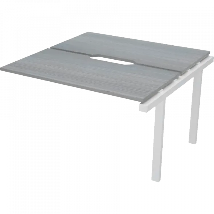 Модуль двойной на металлокаркасе НТМП.П.Б2-120Э НТМП.ПО.Б2-120Э Лиственница/Белый 1200x1496x750 Аргентум-МП