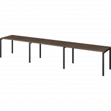 Бенч линейный на 3 рабочих места АМБЛ-003-3 Лагос/Антрацит 4200x730x760 Арго-М