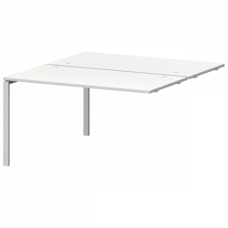 Модуль двойной универсальный на металлокаркасе СМС2-П-14К.149Э.Пр25 Белый/Белый 1400x1496x750 Смарт