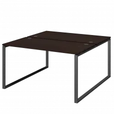 Бенч двойной на 2 рабочих места АМБ.О-002.60 Дуб венге/Антрацит 1200x1236x760 Арго-М