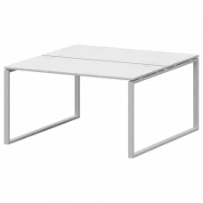 Бенч двойной на 2 рабочих места АМБ.О-005.60 Белый/Белый 1800x1236x760 Арго-М