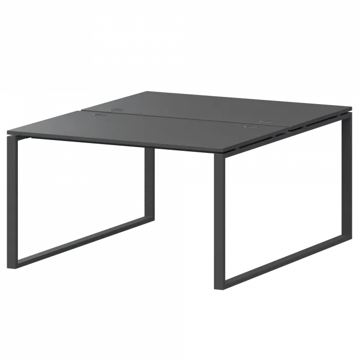 Бенч двойной на 2 рабочих места АМБ.О-002.60 Антрацит/Антрацит 1200x1236x760 Арго-М