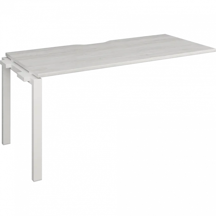 Модуль линейный на металлокаркасе НТМП.П-180Э Сосна винтер/Белый 1800x730x750 Аргентум-МП