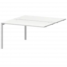 Модуль двойной универсальный на металлокаркасе СМС2-П-16К.149Э.Пр25 Белый/Белый 1600x1496x750 Смарт