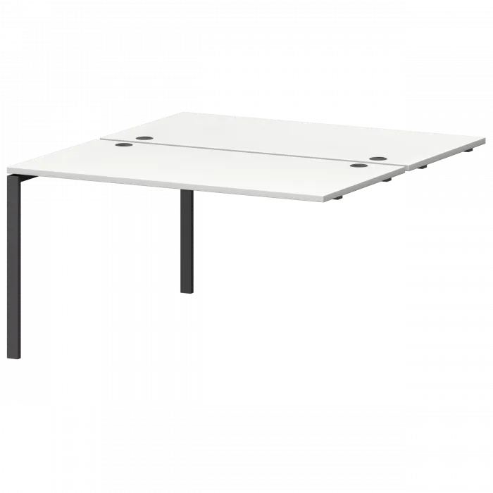 Модуль двойной универсальный на металлокаркасе СМС2-П-16К.149Э.Пр25 Белый/Антрацит 1600x1496x750 Смарт