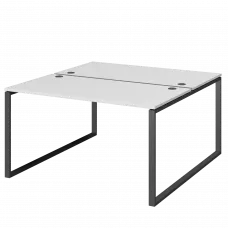 Бенч двойной на 2 рабочих места АМБ.О-005.60 Белый/Антрацит 1800x1236x760 Арго-М