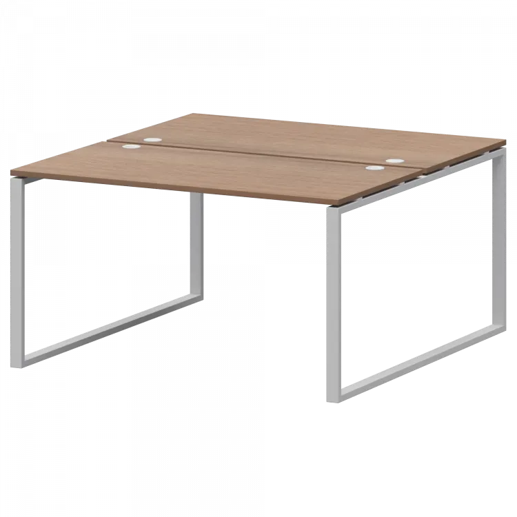 Бенч двойной на 2 рабочих места АМБ.О-002.60 Орех гварнери/Антрацит 1200x1236x760 Арго-М