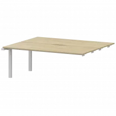 Модуль двойной на металлокаркасе НТМП.ПО.Б2-200Э Баттл Рок/Белый 2000x1496x750 Аргентум-МП