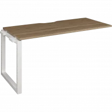 Модуль линейный на металлокаркасе НТМП.О-120Э Дуб сафари/Белый 1200x730x750 Аргентум-МП