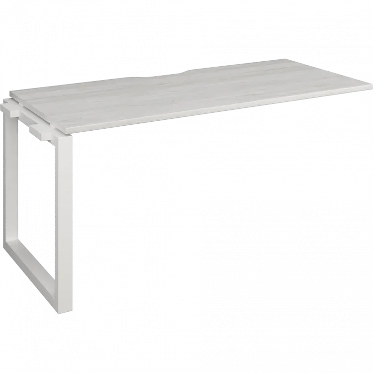 Модуль линейный на металлокаркасе НТМП.О-160Э Сосна винтер/Белый 1600x730x750 Аргентум-МП