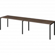 Бенч линейный на 2 рабочих места АМБЛ-004 Лагос/Антрацит 3200x730x760 Арго-М