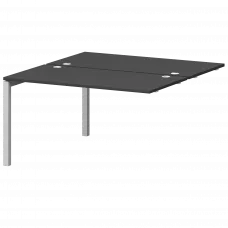 Модуль двойной универсальный на металлокаркасе СМС2-П-18К.149Э.Пр50 Графит/Белый 1800x1496x750 Смарт