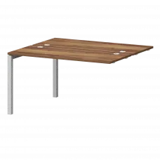 Модуль двойной универсальный на металлокаркасе СМС2-П-14К.120Э.Пр50 Таксония/Белый 1400x1236x750 Смарт